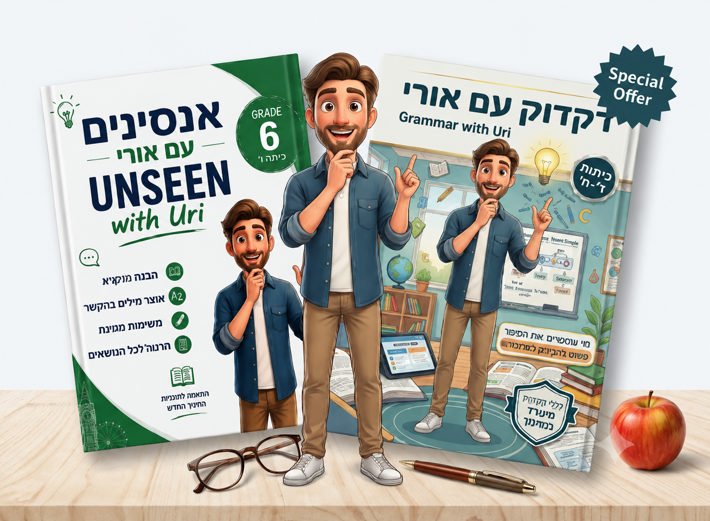חבילת הכנה לכיתה ו׳